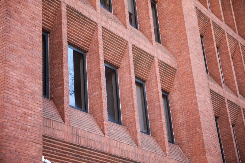 Repaired Brick Facade